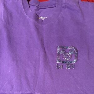 Disney Purple Spirit Jersey with Glitter Mickey Logo